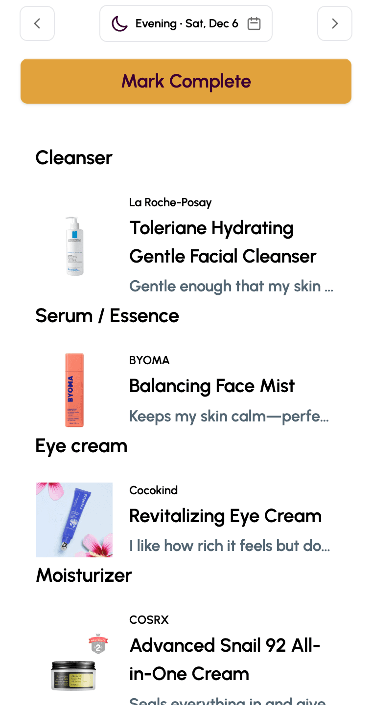 Improve your skin with Glownote routines